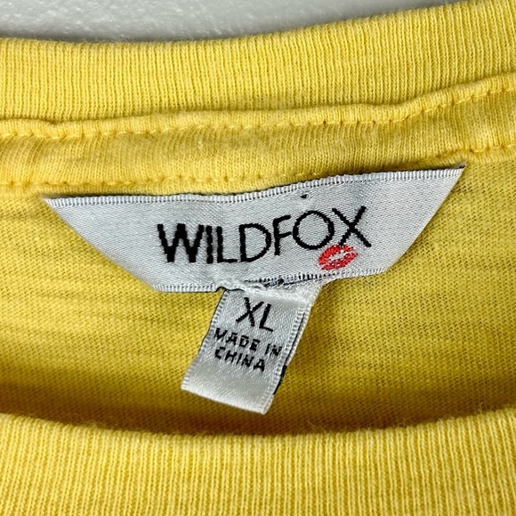 Wildfox Radiate Positivity T-Shirt Size XL - Picture 3 of 13